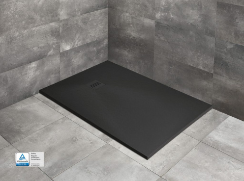 Wpisz KOD: PROMO - 10% Radaway Kyntos F brodzik 100x70 cm prostokątny konglomeratowy czarny HKF10070-54