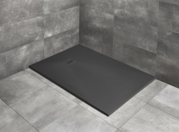 Wpisz KOD: PROMO - 10% Radaway Kyntos F brodzik 110x80 cm konglomeratowy antracyt HKF11080-64