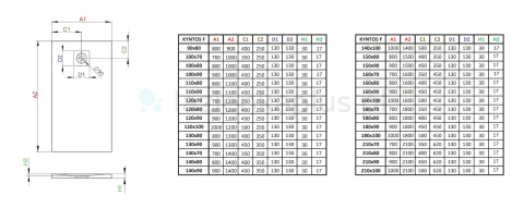 Wpisz KOD: PROMO - 10% Radaway Kyntos F brodzik 120x80 cm prostokątny czarny HKF12080-54