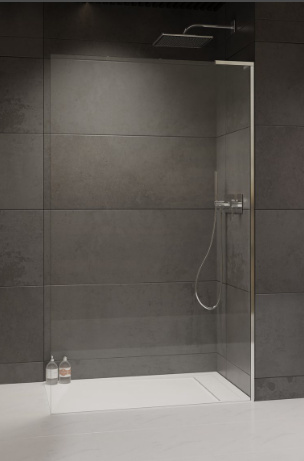 Radaway Modo SL II Walk-In ścianka prysznicowa 80 cm prawa wolnostojąca chrom połysk/szkło przezroczyste 10319084-01-01R