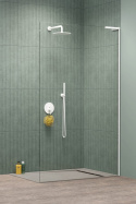 Radaway Modo SL White II ścianka prysznicowa 70 cm biały mat/szkło przezroczyste 10319074-04-01R