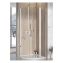 Radaway Nes PDD II kabina prysznicowa część lewa 80x80 cm półokrągła 10030080-01-01L