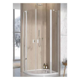 Radaway Nes PDD II kabina prysznicowa część lewa 80x80 cm półokrągła 10030080-01-01L