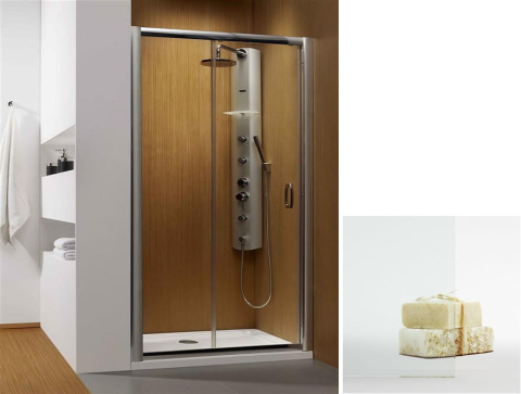 Radaway Premium Plus DWJ drzwi wnękowe 130 cm chrom/szkło przezroczyste 33333-01-01N