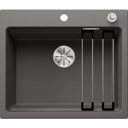 BLANCO ETAGON 6 zlewozmywak Silgranit wulkaniczny szary, korek auto., InFino, szyny 527260