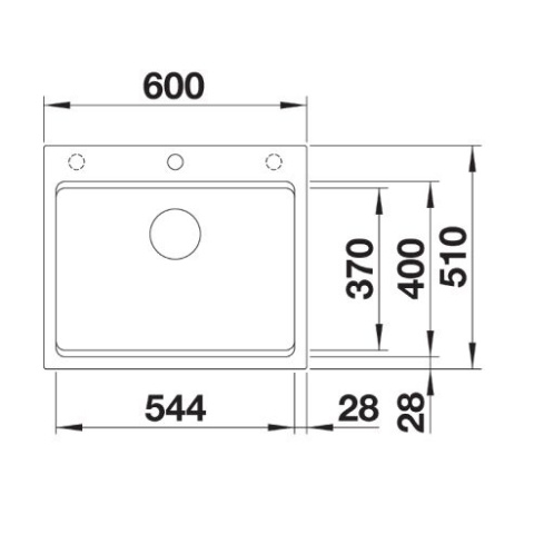 BLANCO ETAGON 6 zlewozmywak Silgranit wulkaniczny szary, korek auto., InFino, szyny 527260