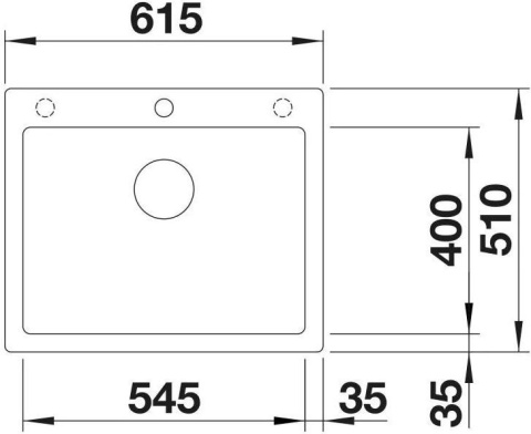 BLANCO Zlewozmywak Silgranit Pleon 6 Czarny 527770