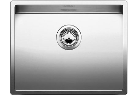 Blanco Claron 500-IF Zlewozmywak stalowy jednokomorowy 54x44 cm bez korka automatycznego stalowy 521576