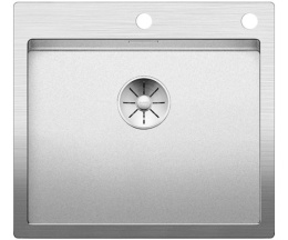 Blanco Claron 500-IF/A Zlewozmywak stalowy 1kom 56x51 cm z korkiem automatycznym InFino PushControl stalowy Durinox 523393