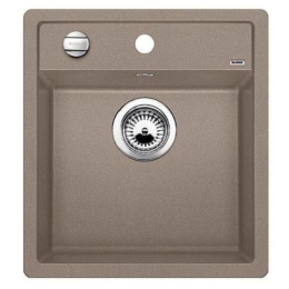 Blanco Dalago 45-F Zlewozmywak granitowy jednokomorowy 45,5x50 cm z korkiem automatycznym kawowy 517171