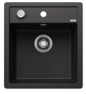 Blanco Dalago 45-F Zlewozmywak granitowy jednokomorowy 50x45,5 cm czarny 525870