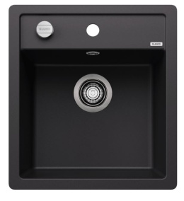 Blanco Dalago 45-F Zlewozmywak granitowy jednokomorowy 50x45,5 cm czarny 525870