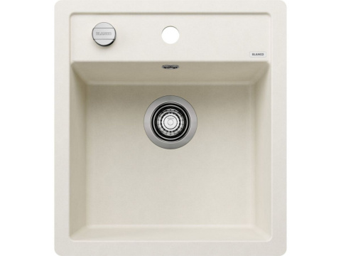 Blanco Dalago 45-F Zlewozmywak granitowy jednokomorowy 50x45,5 cm delikatny biały 527060