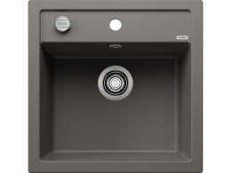 Blanco Dalago 5 Zlewozmywak granitowy jednokomorowy 51,5x51 cm wulkaniczny szary 527244