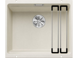 Blanco Etagon 500-U Zlewozmywak granitowy jednokomorowy 53x46 cm delikatny biały 527075