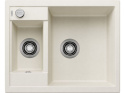 Blanco Metra 6 Zlewozmywak granitowy półtorakomorowy 61,5x50 cm delikatny biały 527112