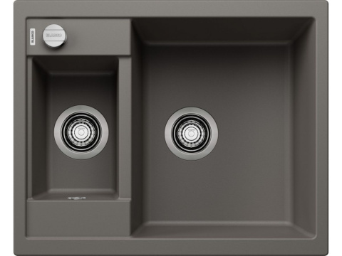 Blanco Metra 6 Zlewozmywak granitowy półtorakomorowy 61,5x50 cm wulkaniczny szary 527295