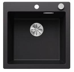 Blanco Pleon 5 Zlewozmywak granitowy jednokomorowy 51,5x51 cm czarny 525952
