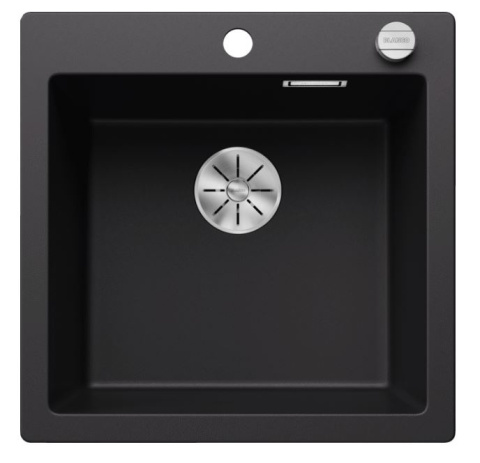 Blanco Pleon 5 Zlewozmywak granitowy jednokomorowy 51,5x51 cm czarny 525952