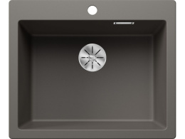 Blanco Pleon 6 Zlewozmywak granitowy jednokomorowy 61,5x51 cm wulkaniczny szary 527320