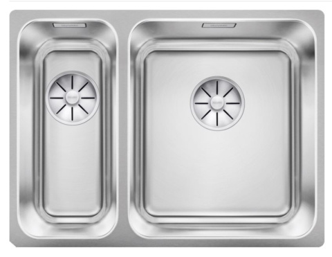 Blanco Solis 340/180-IF Zlewozmywak stalowy półtorakomorowy prawy 58,5x44 cm 526130