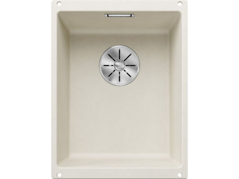 Blanco Subline 320-U Zlewozmywak granitowy jednokomorowy 46x35 cm delikatny biały 527160