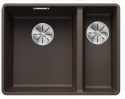Blanco Subline 340/160-F Zlewozmywak granitowy półtorakomorowy lewy 55,2x42,7 cm kawowy 523573
