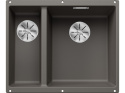 Blanco Subline 340/160-U Zlewozmywak granitowy półtorakomorowy 55,5x46 cm prawy wulkaniczny szary 527346