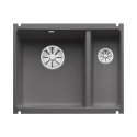 Blanco Subline 350/150-U Zlewozmywak ceramiczny 1,5-komorowy 56,7x45,6 cm bez ociekacza bazaltowy 523746