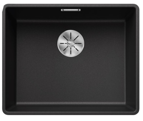 Blanco Subline 500-F Zlewozmywak granitowy jednokomorowy 52,7x42,7 cm antracyt 523532