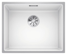 Blanco Subline 500-IF SteelFrame Zlewozmywak granitowy jednokomorowy 54,3x44,3 cm biały/stalowy 524110