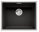 Blanco Subline 500-IF SteelFrame Zlewozmywak granitowy jednokomorowy 54,3x44,3 cm czarny/stalowy 525997
