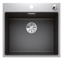 Blanco Subline 500-IF/A SteelFrame Zlewozmywak granitowy jednokomorowy 54,3x51 cm antracyt/stalowy 524111
