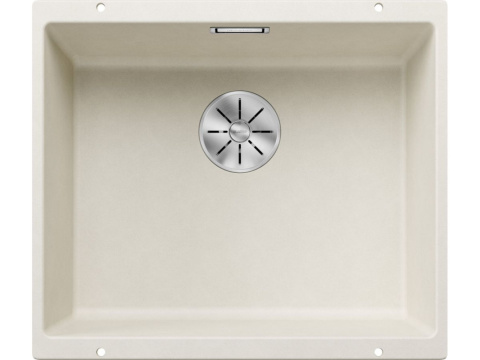 Blanco Subline 500-U Zlewozmywak granitowy jednokomorowy 53x46 cm delikatny biały 527170