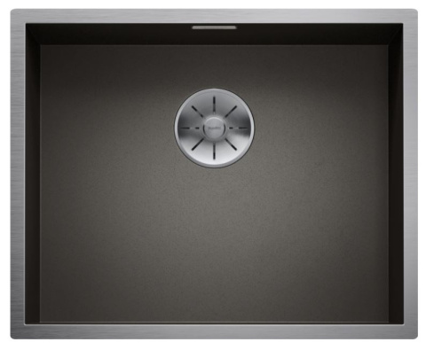 Blanco Zerox 500-U Dark Steel Zlewozmywak stalowy jednokomorowy 54x44 cm 526243