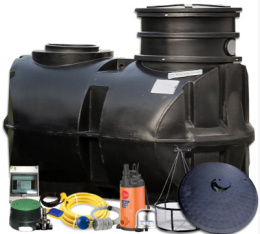 MPI Zestaw ogrodowy Premium ze zbiornikiem Ecoline II 4500L ZWOP0115