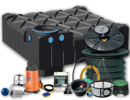 MPI Zestaw ogrodowy Premium ze zbiornikiem F-Line 3000l ZWOP0012