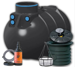 MPI Zestaw ogrodowy Standard ze zbiornikiem Blueline II 7600L ZWOS0009