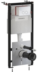 Omnires Flush Set Strongframe stelaż podtynkowy do WC przycisk spłukujący biały połysk STFWC1M-RBP