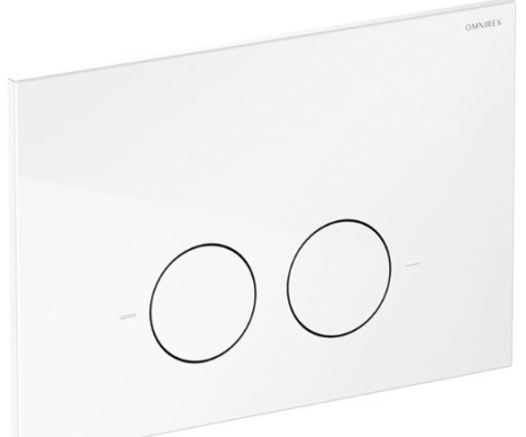 Omnires Flush Set Strongframe stelaż podtynkowy do WC przycisk spłukujący biały połysk STFWC1M-RBP