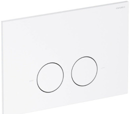 Omnires Flush Set Strongframe stelaż podtynkowy do WC z ECO spłukiwaniem przycisk spłukujący biały mat STFWCECO1M-RWM
