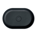 Omnires Ovo M+ Umywalka nablatowa 55x36 cm black lava OVOUNBLV