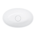 Omnires Shell M+ Umywalka nablatowa 50x32 cm biały mat SHELL500UNBM