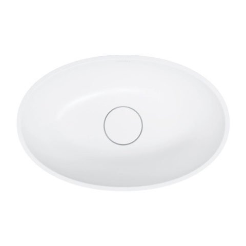 Omnires Shell M+ Umywalka nablatowa 50x32 cm biały mat SHELL500UNBM