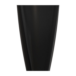 Omnires Siena M+ Umywalka wolnostojąca 55x43 cm bez otworu na baterię biała/czarny połysk SIENAUWBOBCP