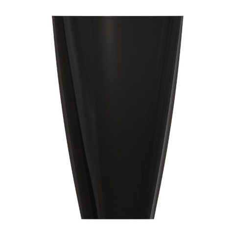 Omnires Siena M+ Umywalka wolnostojąca 55x43 cm bez otworu na baterię biała/czarny połysk SIENAUWBOBCP