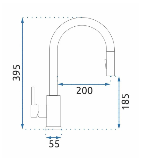Rea Bateria kuchenna Fresh Czarna REA-B9147