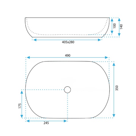 Rea Umywalka nablatowa Lisa REA-U6022