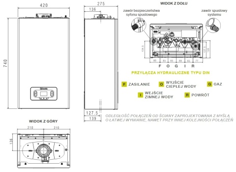 Beretta MYNUTE EVO-X 20 R (jednofunkcyjny) - Kocioł gazowy 20205315