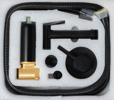 Rea Bateria bidetowa Lungo Loop czarna REA-B8978